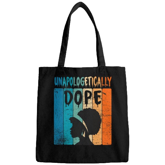 Unapologetically Dope Black History Month American African Bags