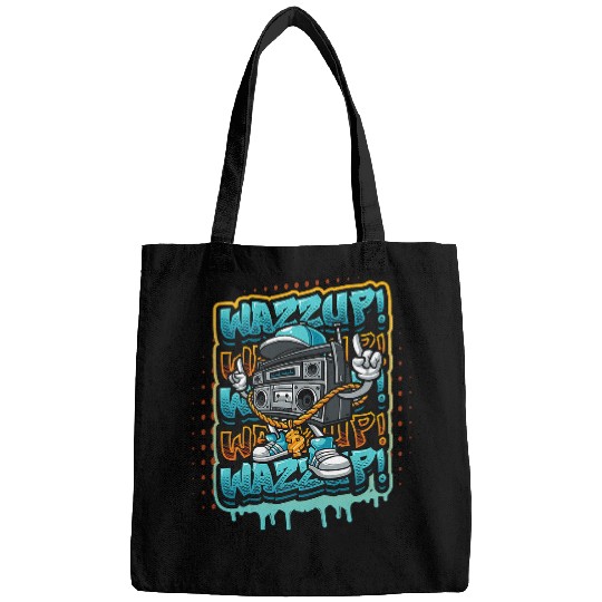 Whazzup Boombox Hip Hop Rap Ghetto Blaster 46 Bags