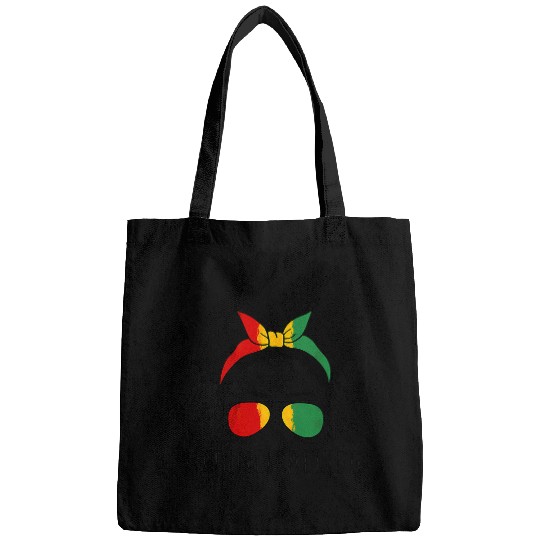 Principal African Women Messy Bun Black History Month Bags