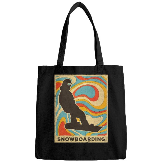 Skiing Ski vintages Snowboarding Sport Retro Poster Gift Bags