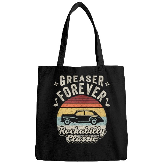Retro Greaser Forever Rockabilly Classic 50s 1950s 1960s Bags