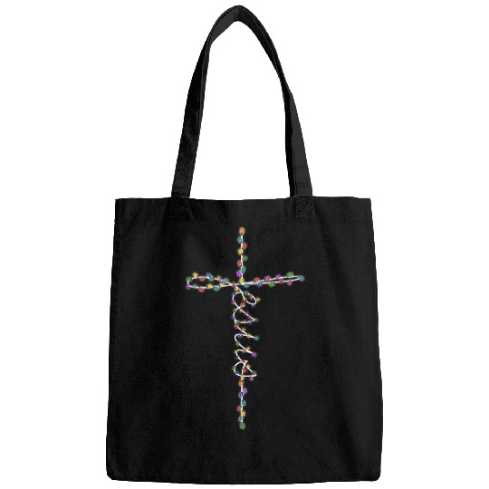 Christian Jesus signature Christmas Light lover god xmass 224 Bibble Jesus Christ Bags