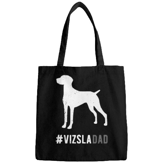 Dog Vizsla Dad For Men Funny Vizsla Dog Lovers Gift Dad Vintage Bags