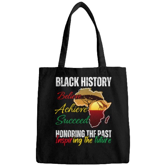 Honoring Past Inspiring Future Black History Pride Melanin 1 Bags