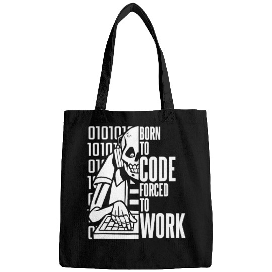 Programmer Skeletons Coder Software Programming Coding Bags