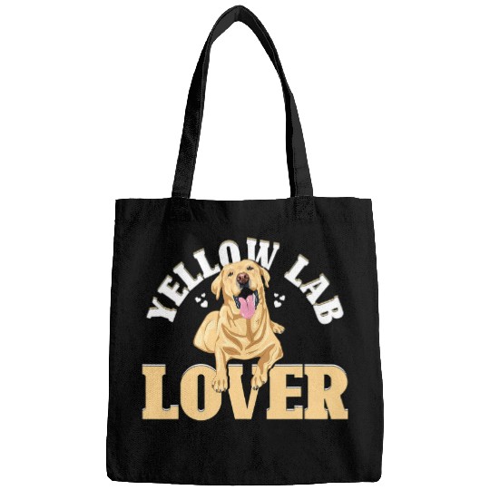 Labrador Lab Dog Yellow Lab Lover Labrador Face Funny Yellow Lab Bags