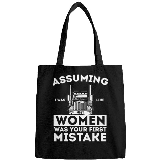 Female Trucker Women Trucking Funny Trucks Diesel Truck Bags