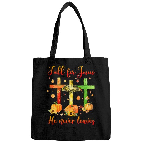 Christian Jesus Christ Christian Fall For Jesus He Never Leaves Cross Jesus Christian Lover 297 Bible Verse Christ Bags