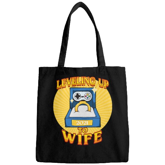 Marriage Leveling Up To Wife Wedding Bachelorette Party 651 Bags
