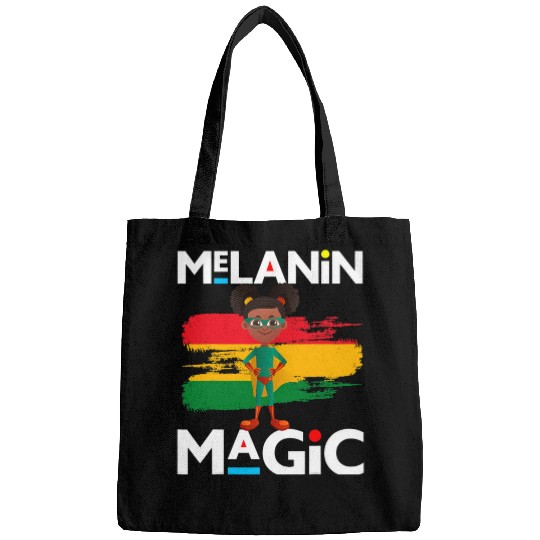 Black History Month Girl Melanin Toddler Girls Blackity Fun Bags