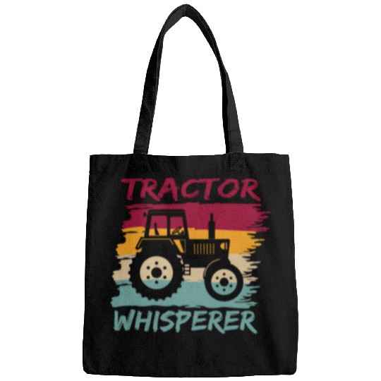 Tractor driving Lover Whisperer Farming Retro vintages for farmer 226 Bags