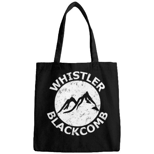 Skiing Ski Whistler Blackcomb T Snowboarding Gift T Ski Tee Bags