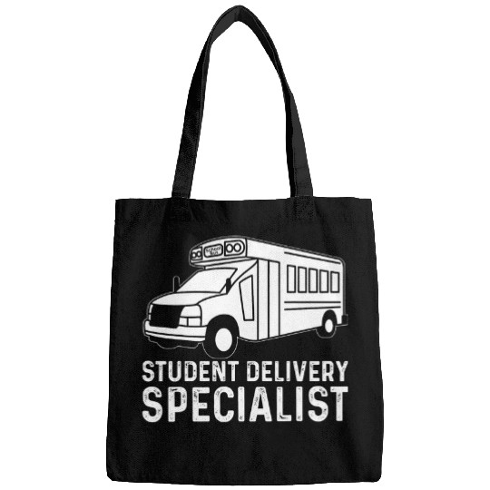 Funny Student Delivery Specialist Yellow School Bus Driver Bags