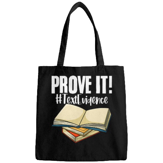 Education Prove It Text Evidence Literature English Tutor Bags