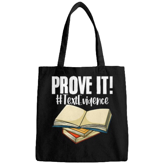 Education Prove It Text Evidence Literature English Tutor Bags