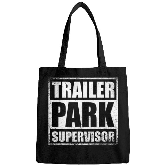 Trailer Park Supervisor Funny Hillbilly Redneck Gag Joke 2 Bags