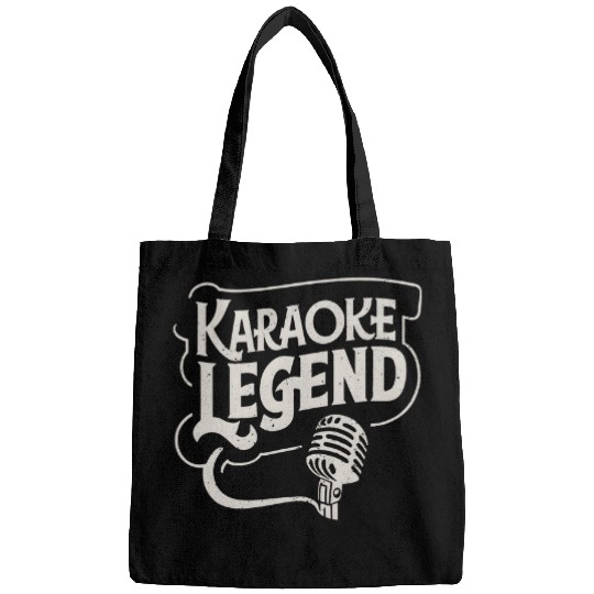 Microphone vintages Mic Karaoke Legend Singer Music Lovers Bags