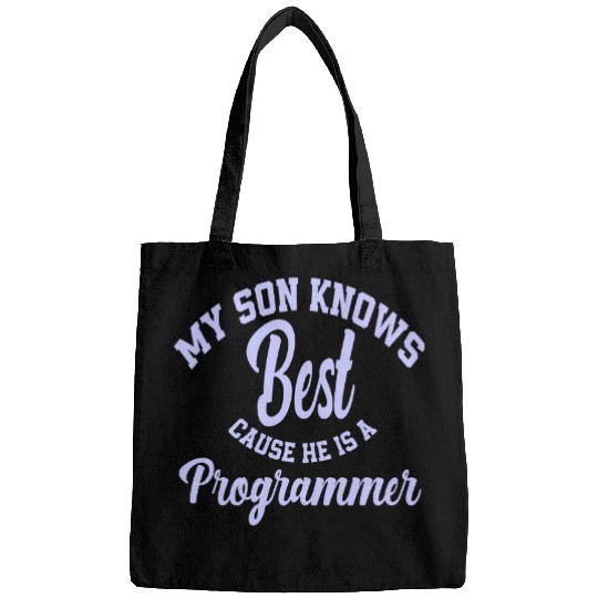 My Son Knows He Is A Programmer Computer Scientist 1 Bags