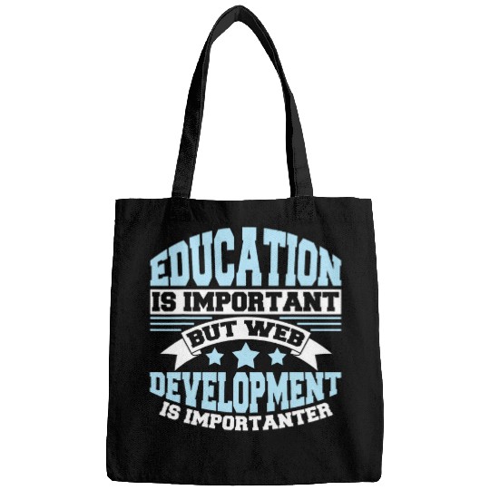 Funny Web Dev Programmer Websites Coder Web Developer Bags