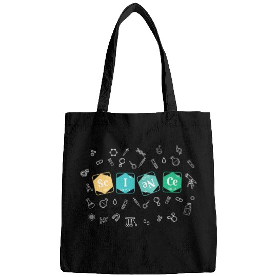Science Chemistry Elements Periodic Table Nerd Geek STEM Bags