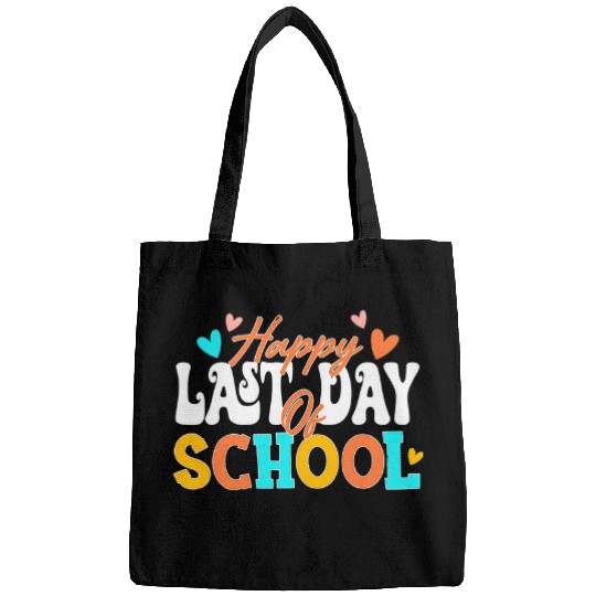 Happy Last Day Of School Funny End Of Year Teacher Student 3 Bags