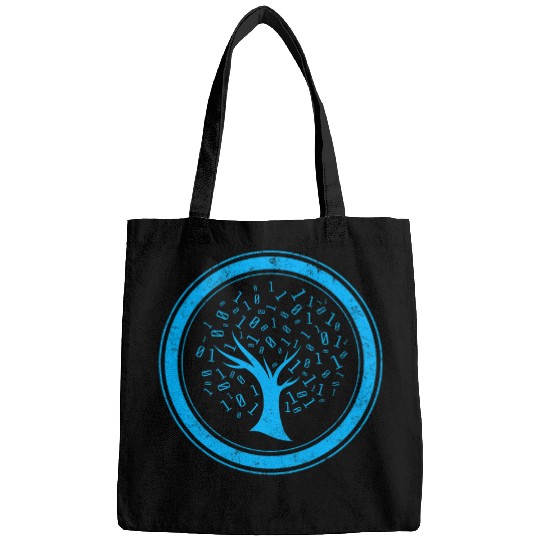 Programmer Binary Tree Computer Science Lovers Coding Funny Bags