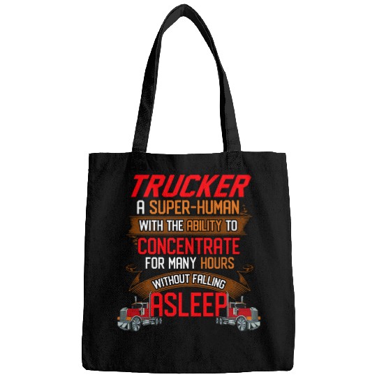 Diesel Trucker Funny Big Rig SemiTrailer Truck Driver Bags