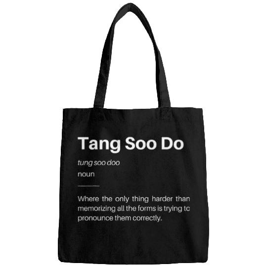 Funny Tang Soo Do Definition Martial Arts Karate Student Bags