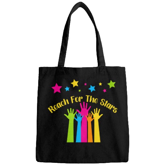 Reach For The Stars School Theme Student Spirit Teacher Bags
