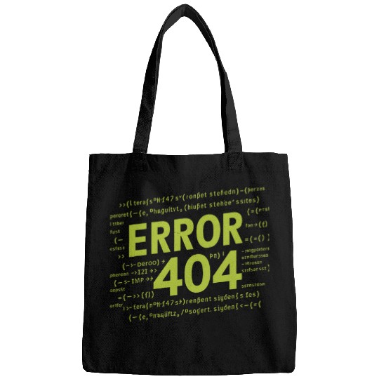 Programmer Error 404 Computer 404 Day Science Bags