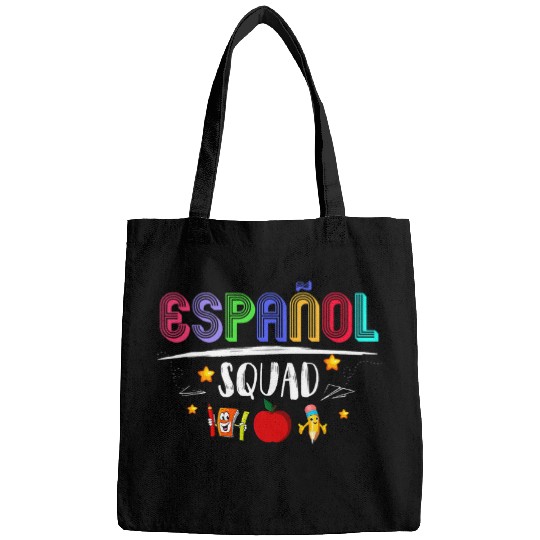 Espanol Squad Spanish Teacher Student Back To School Bags