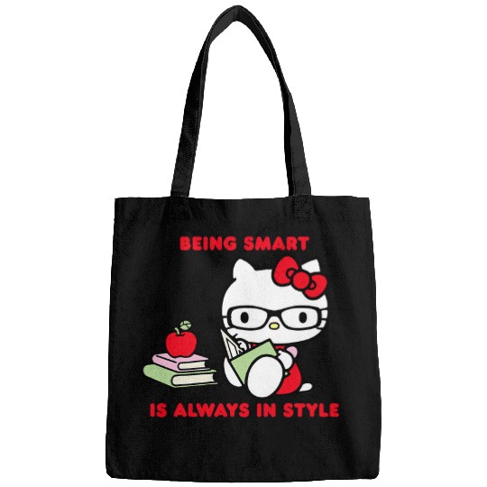 Hello Kitty Being Smart Is Always In Style Books Student Bags