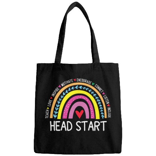 Back to School Head Start Squad homesschool Headstart Teacher 2 Bags