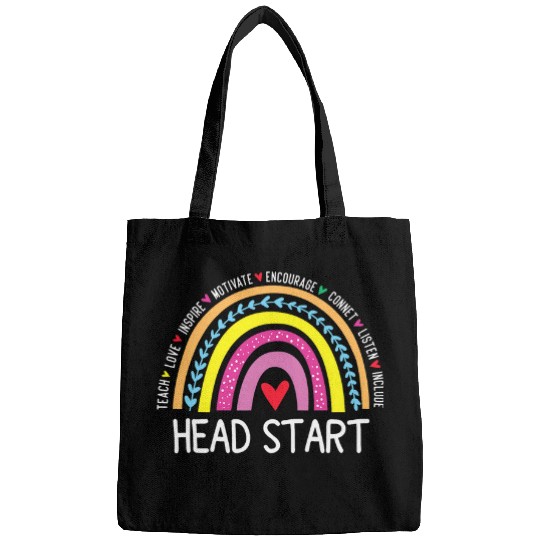 Back to School Head Start Squad homesschool Headstart Teacher 2 Bags