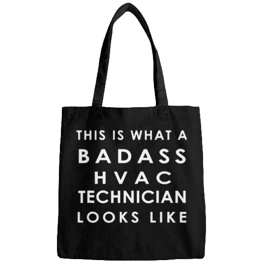 Funny HVAC Technician Looks AC Repairman Tech Job Saying Bags