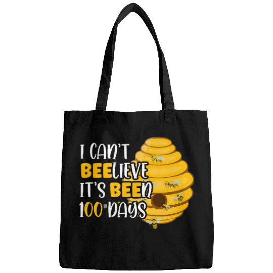 I Cant Beelieve Its Been 100 Days Bee Hive Teacher Student Bags