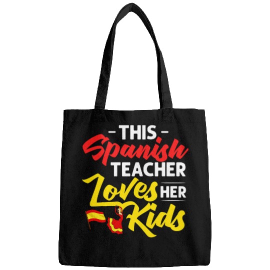 Spanish Teacher Spain Flag Language Lesson Student 9 Bags