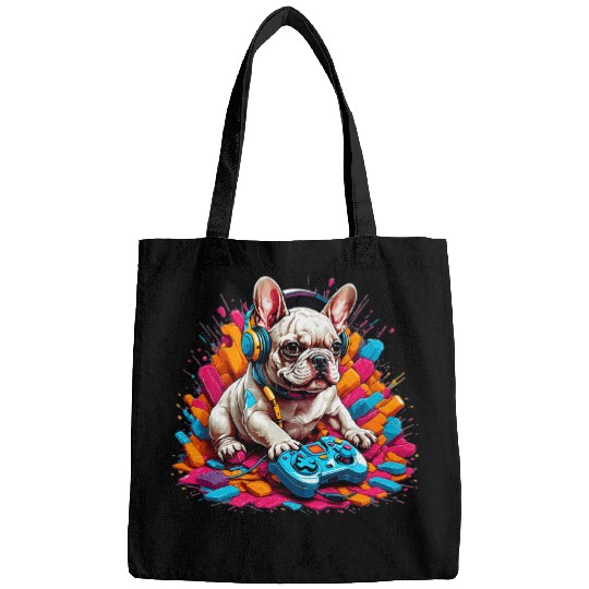 Gamers Friend French Bulldog Puppy CoPilot Gamer Bags