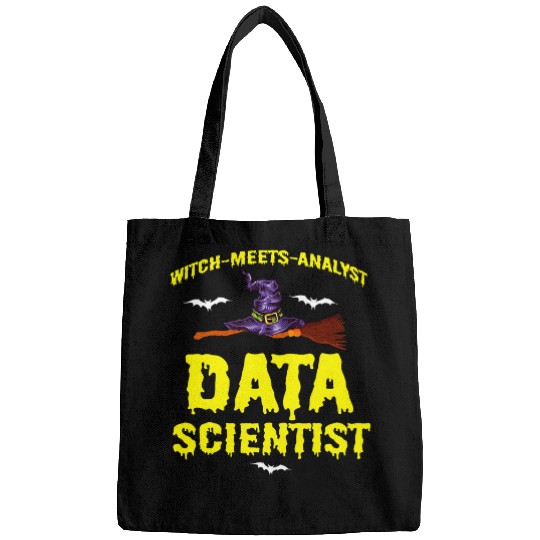Halloween Data Scientist Mining Analyst Statistics Data Nerd 2 Bags