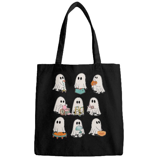 Cute ghosts Physical Therapy PT Physical Therapist Halloween 6 Bags