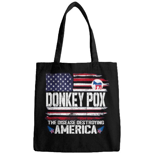 donkey pox  disease destroying america  antis biden Bags
