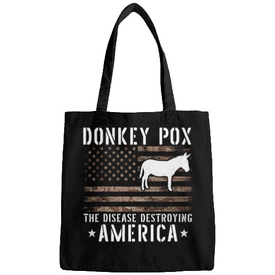 Donkey Pox The Disease Destroying America Funny antis Biden 25 9 Bags