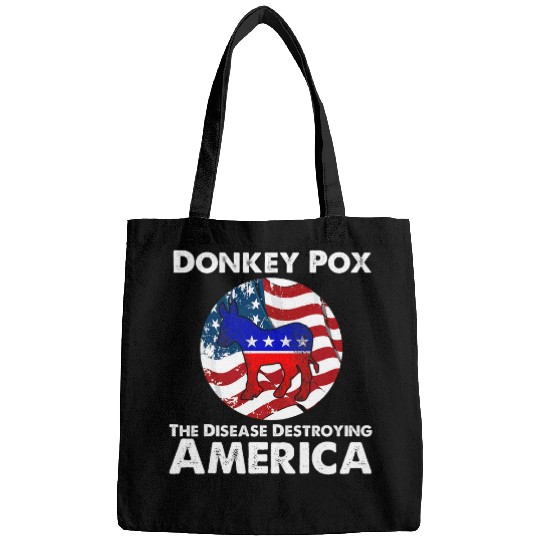 Donkey Pox The Disease Destroying America USA Flag Donkeypox 21 Bags