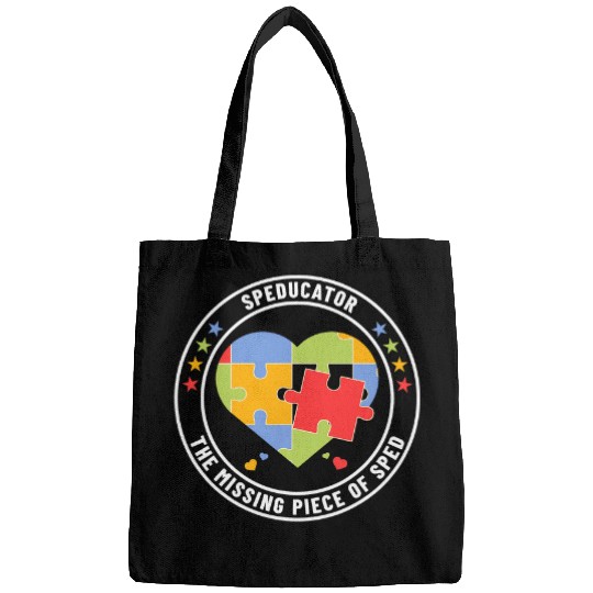 Speducator Missing Piece of SPED Quote Teacher Appreciation Bags