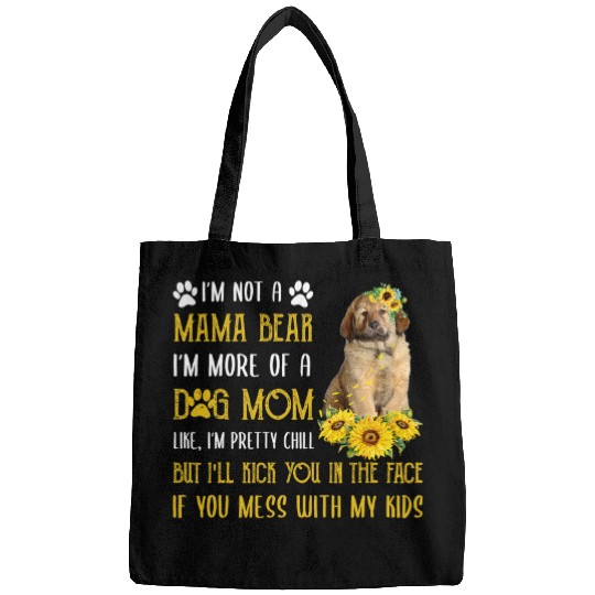 Sunflower Tibetan Mastiff Mom Mothers Day Dog Mom Women Bags