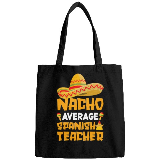 Cinco De Mayo Language Tutor Nacho Spanish Teacher Bags