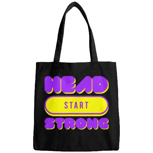 Head Start Strong Inspirational Back To School Teacher Bags
