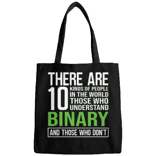 Geek Binary Code Joke Programmer Bags