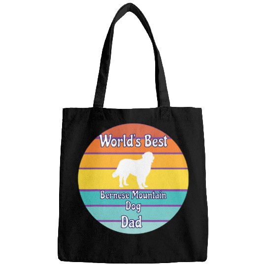 Worlds bests Bernese Mountain Dog Dad Bags