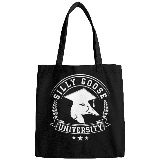 Silly Goose University Funny School Student Meme 2 Bags